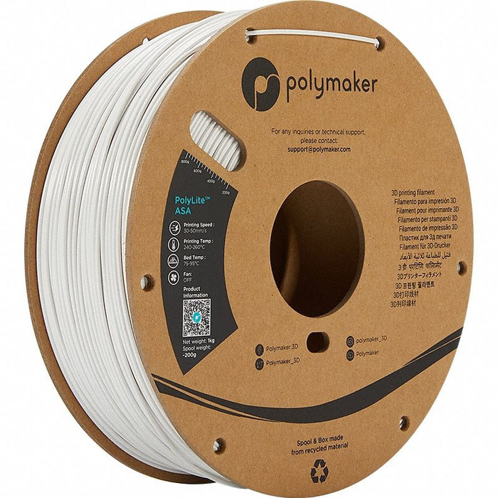 N0046 PolyLite ASA(1.75mm 1000g) White