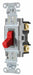 Wall Switch Red 20A Back Side SnglPole