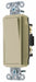 Wall Switch Ivory 15A Back Side SnglPole