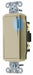 IllumWllSwtch Ivory 20A Bk Side SnglPole