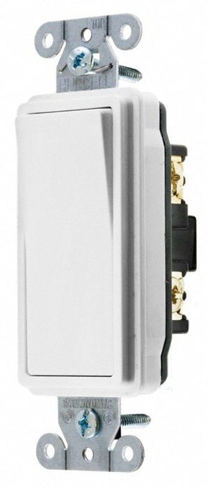 Wall Switch White 20 A Back Side 4-Way