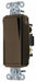 Wall Switch Brown 15 A Back Side 3-Way
