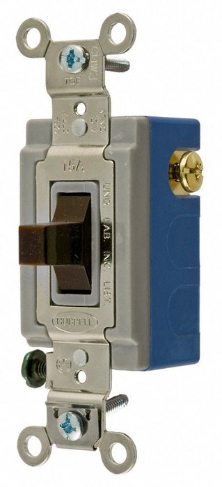 Wall Switch 1-Pole 120/277V 15A Brown