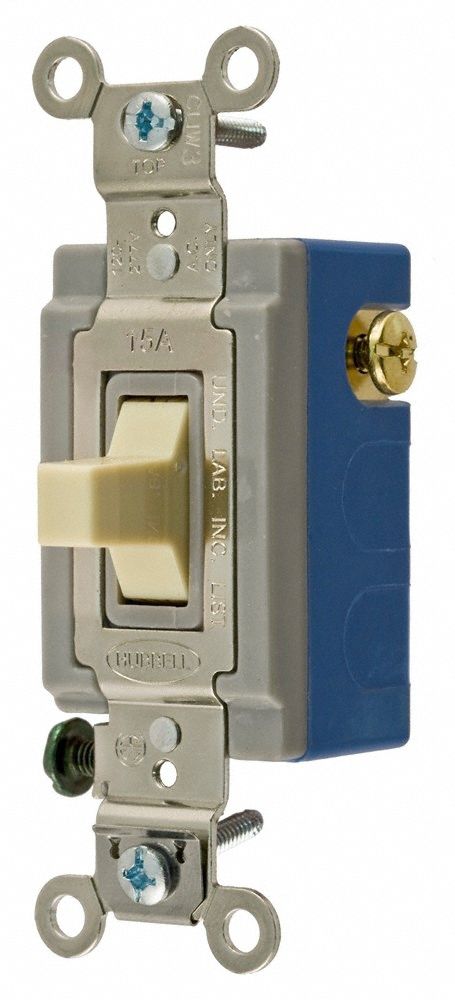 Wall Swtch 1-Pol 120/277V 15A Ivry Toggl
