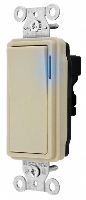 Illuminated Wall Switch 3-Way 20A Ivory