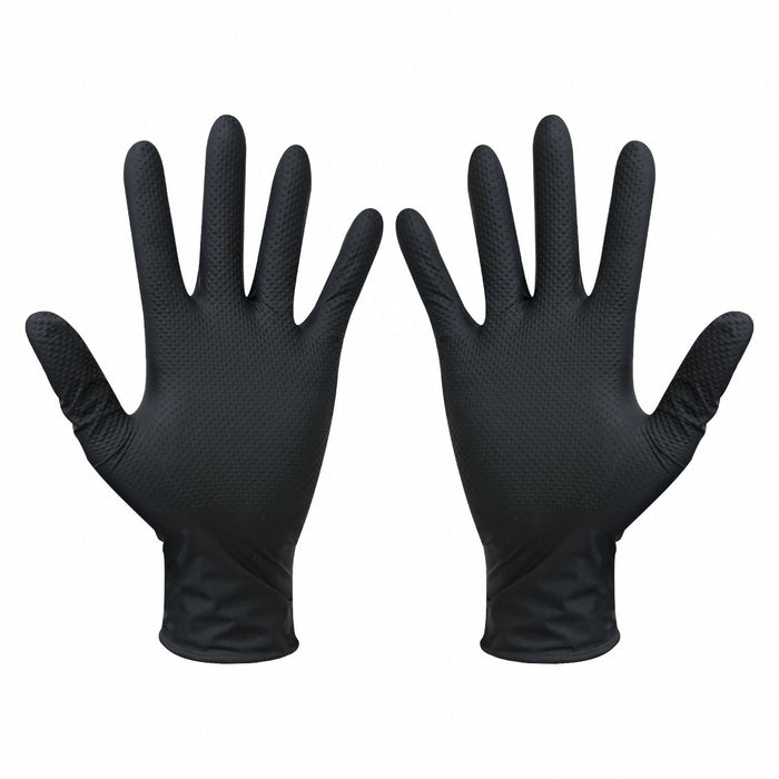 DisposableGloves Black M Size8 PK100