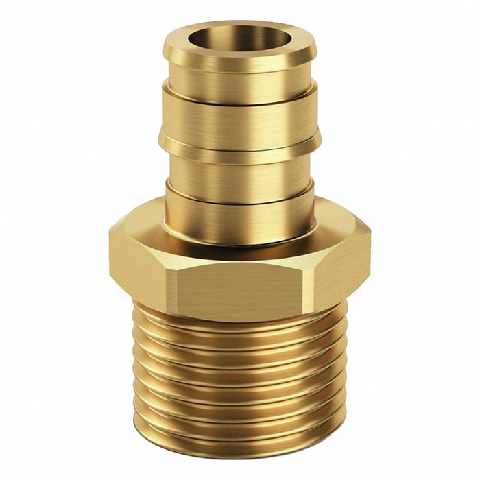 Strt Brass Barbed 61/64  MNPT 1 1/4 