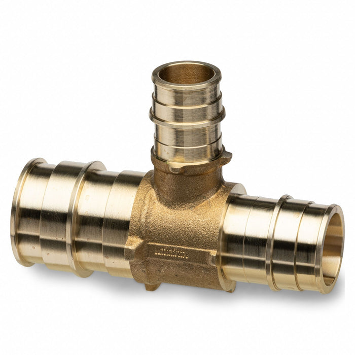 Tee Brass Barbed1 1/4in 1in 3/4in