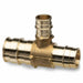 Tee Brass Barbed1 1/4in 1in 3/4in