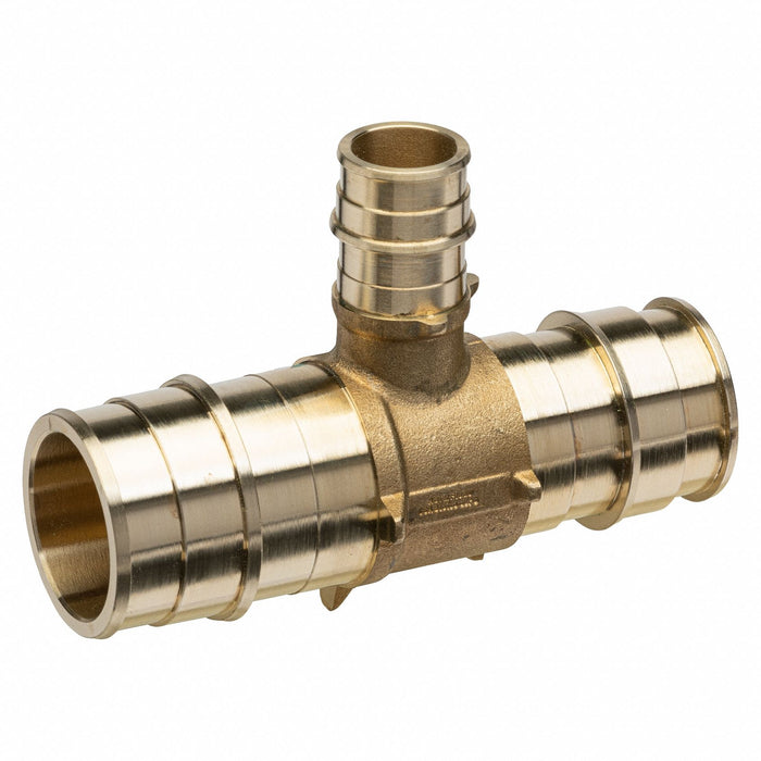 Tee Brass Barbed1 1/2in 1 1/4in 3/4in