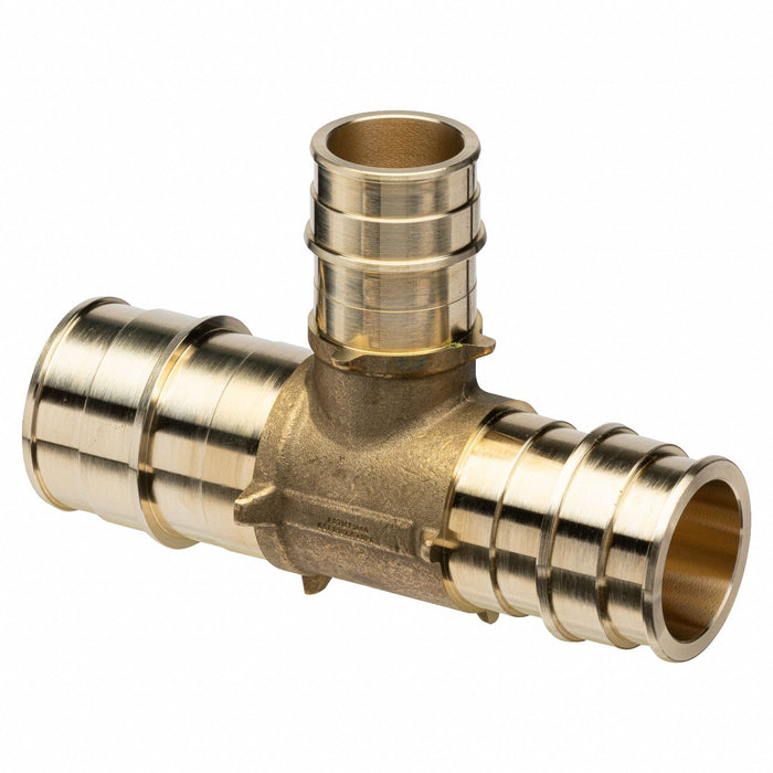 Tee Brass Barbed1 1/2in 1 1/4in 1in