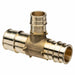 Tee Brass Barbed1 1/2in 1 1/4in 1in