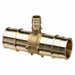 Tee Brass Barbed1 1/2in 1 1/2in 1/2in