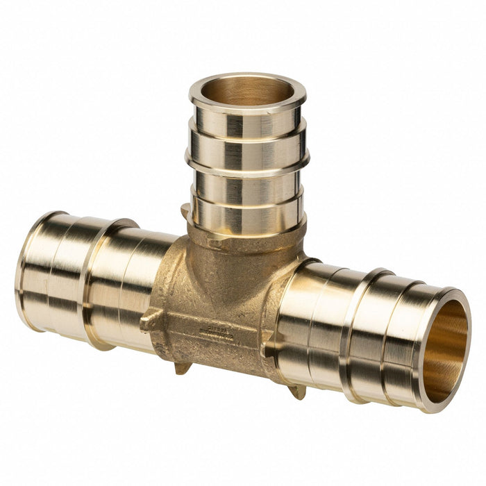 Tee Brass Barbed1 1/2in 1 1/2in 1 1/4in