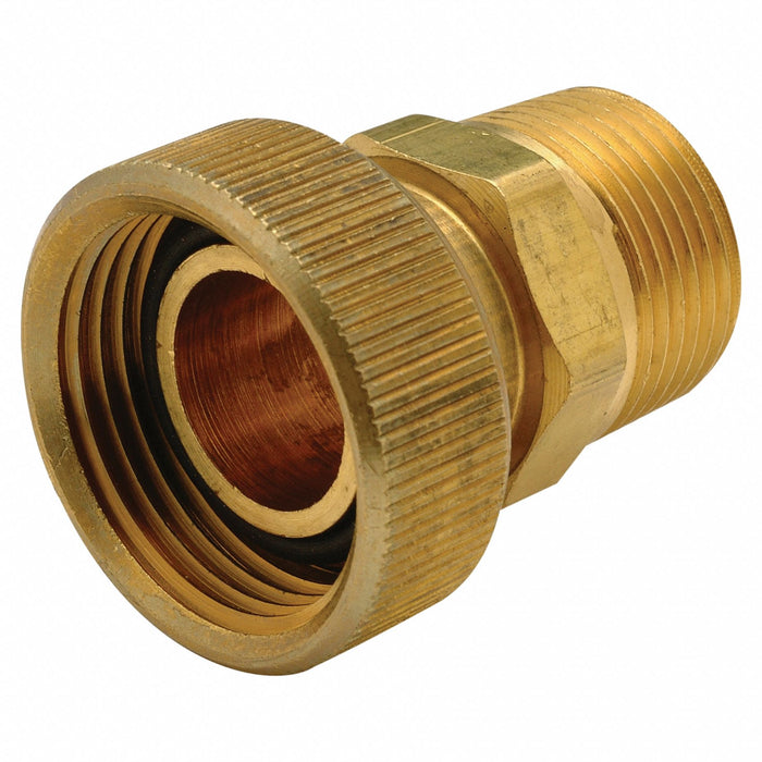 Straight Brass MNPT 1 in FNPT 1 in