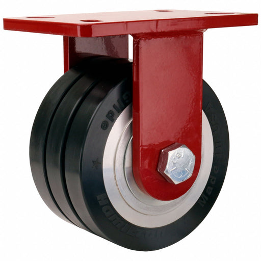 Plate Caster Rigid Polyurethane 7 1/2 H