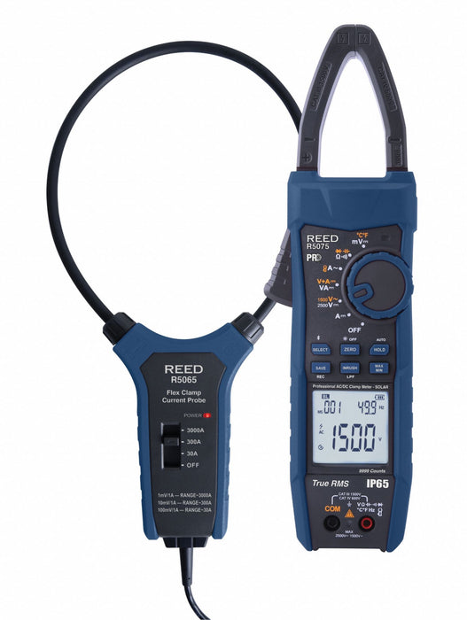 DigitalClampMeter TRMS 999.9A 1500VAC