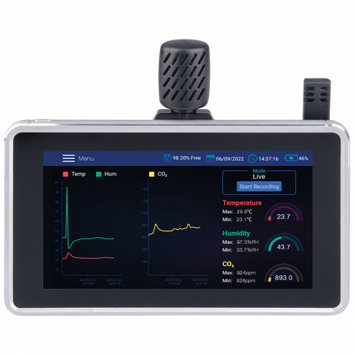 Indoor Air Meter 32 F to 122 F LCD