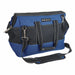 Soft Tool Bag Black/Blue Plastic 9-1/2 H