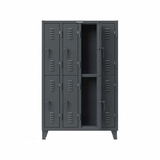 Lckr 2x3Lckr Drk Gry 78 x74 x18 Assm