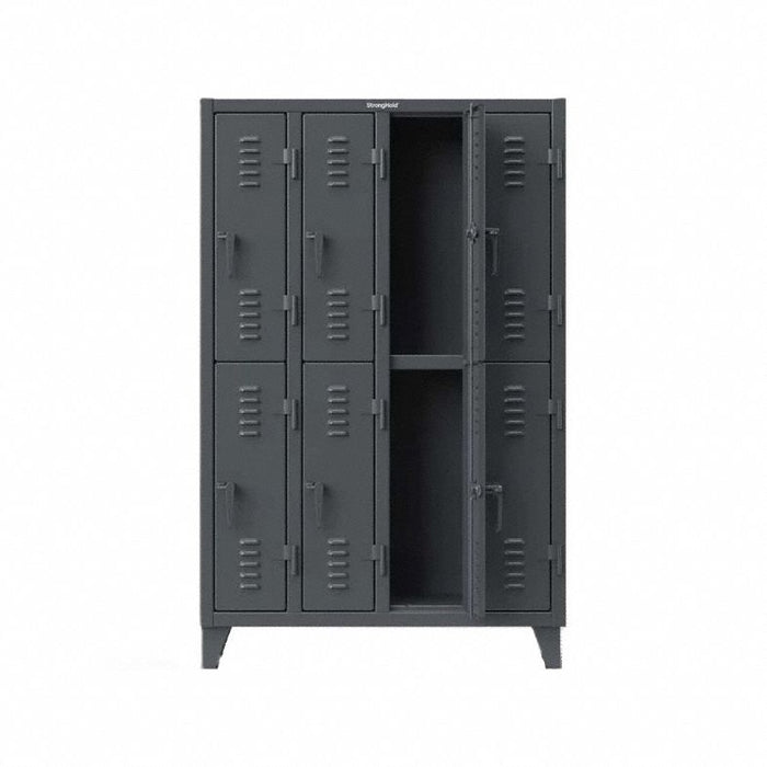 Lckr 2x3Lckr Drk Gry 78 x74 x18 Assm