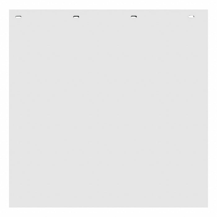 Mudflaps Polymer White PR