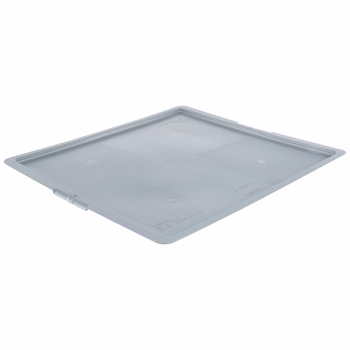 Lid 22.375 in W Plastic Gray