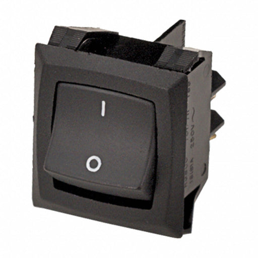 RockerSwitch NoLens/Lamp Black Off/On