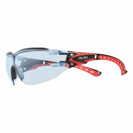 Safety Glasses Black/Red Blue
