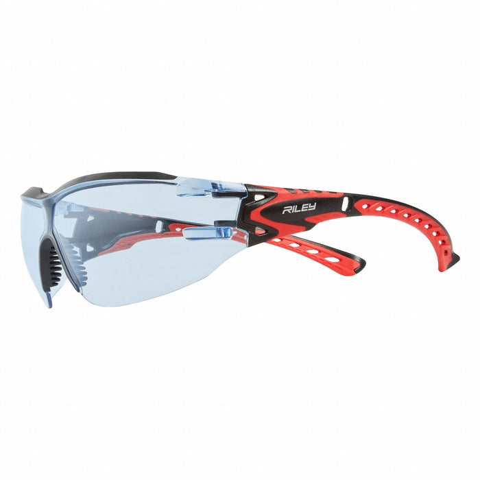 Safety Glasses Black/Red Blue