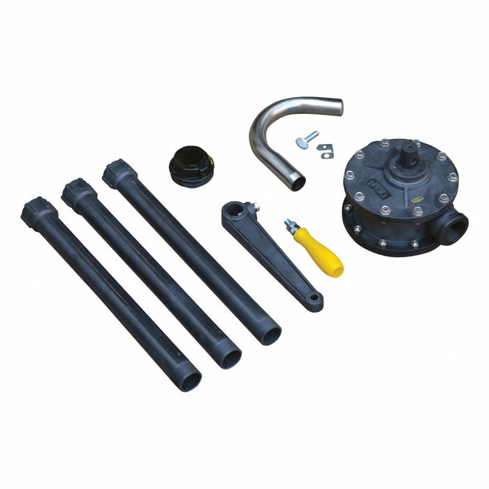 PTFE Manual Rotary Drum Pump 10 Long
