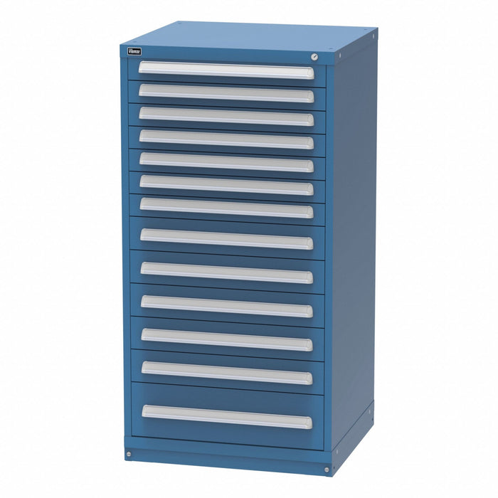 ModDrwrCab 59 x30 x28 Dark Blue 13Drwr