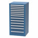 ModDrwrCab 59 x30 x28 Dark Blue 13Drwr