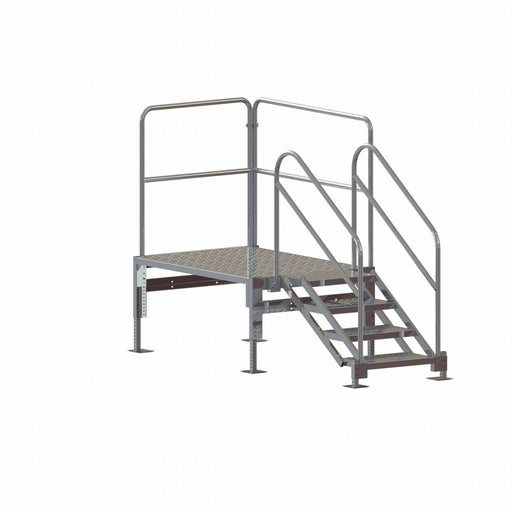 M8354 Stair Unit Alum 3 to 4 Steps 1000 lb Cap