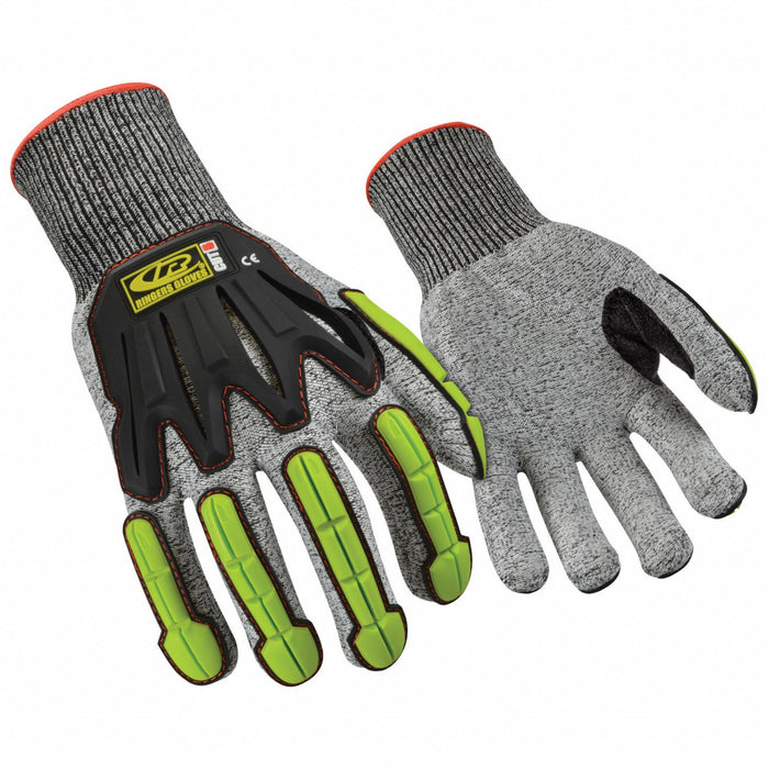 Cut Resistant Gloves Gray Knit 2XL PR