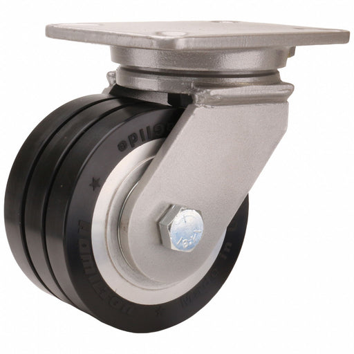 Plate Caster Swivel Polyurethane 7 1/2 H