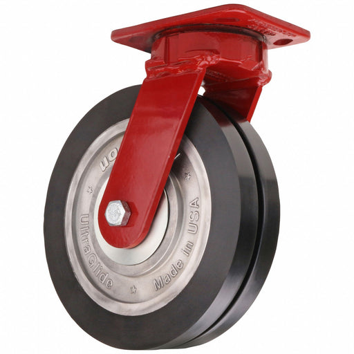 PlateCaster KingpinlessSwivel PU 9 1/2 H