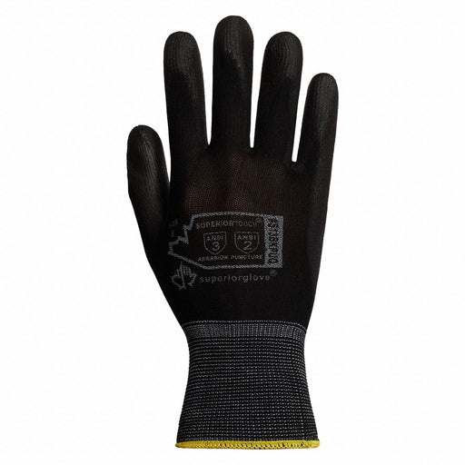 13ga Blk Nylon PU Palm 9 PK12