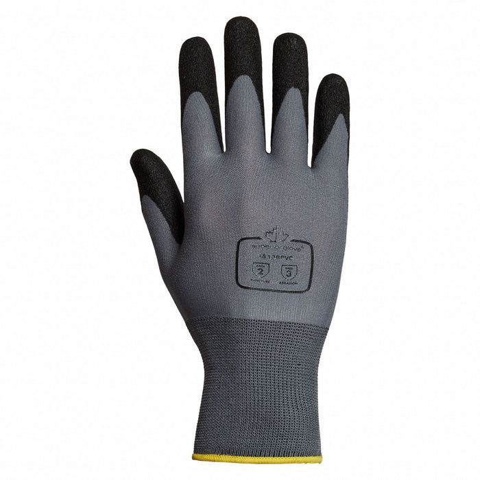 J3828 Blk Pvc Ctdgrey Lnrsz 8 PK12