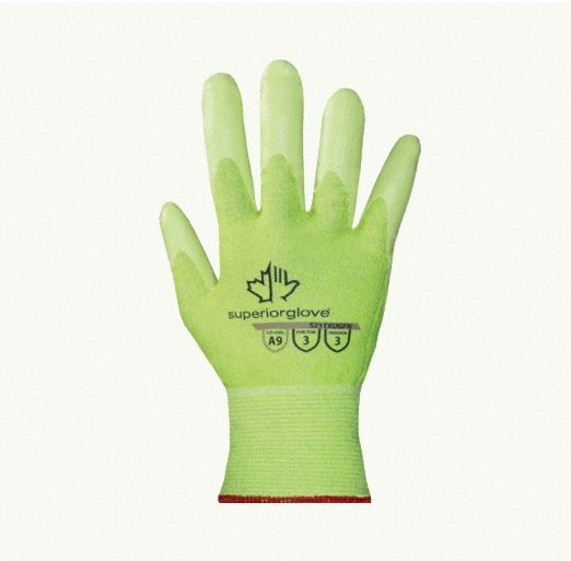 Glove TENACTIV HiVis Green Size 6