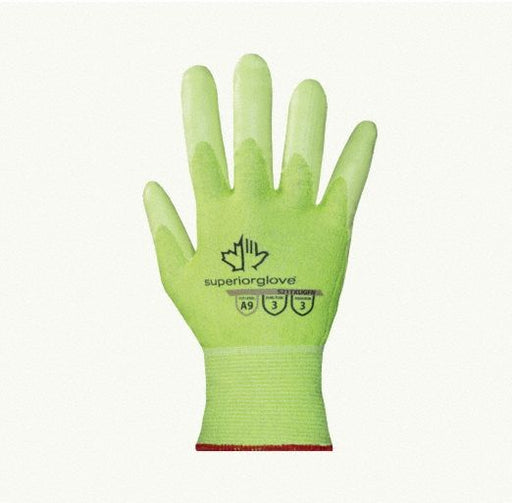 Glove TENACTIV HiVis Green Size 7