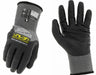 Knit Gloves Acrylic/HPPE 9/L Black/Gray