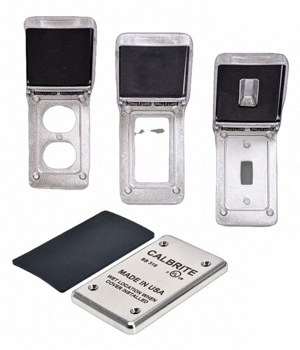 Weatherproof Box Cover 2 53/64 4 1/2 