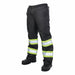 High Visibility Pants Black Unisex