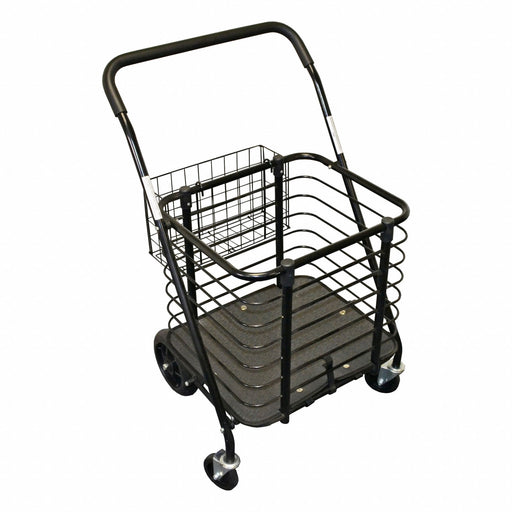 Shopping Cart Steel 125 lb Cap. Black