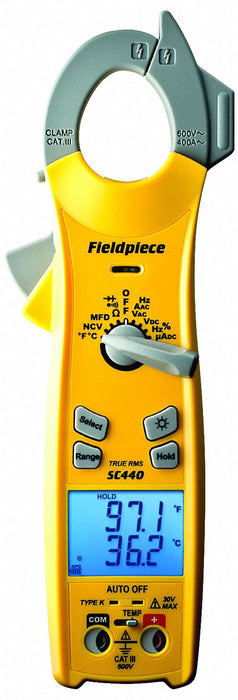 DigitalClampMeter TRMS 400A 600VAC