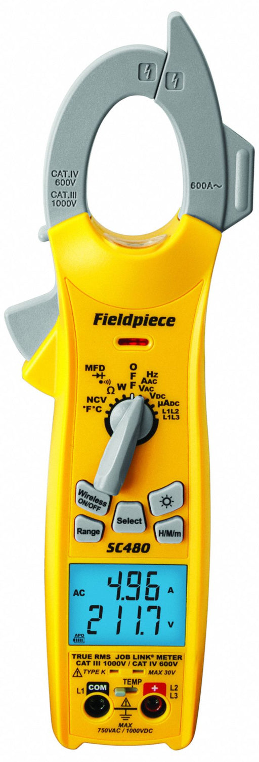 DigitalClampMeter TRMS 600A 750VAC