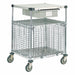 Wire Security Cart SS 39H 24W x 30L