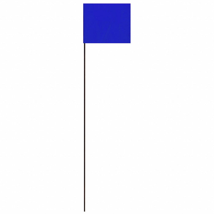 Marking Flag Blue Vinyl 21 in H PK25