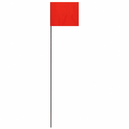 Marking Flag Red Vinyl 21 in H PK25